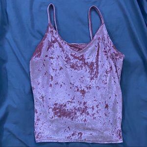 Forever 21 Pink Velvet Tank